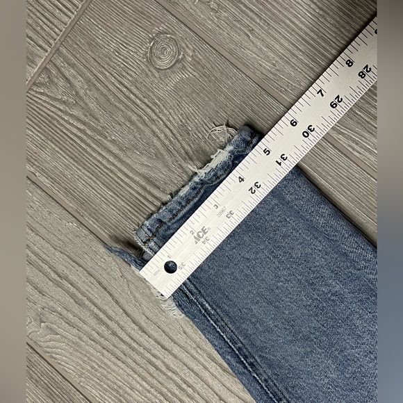 Agolde Nico Style A093B-3002 Cropped Skinny Split Hem Size 26 - Picture 13 of 13